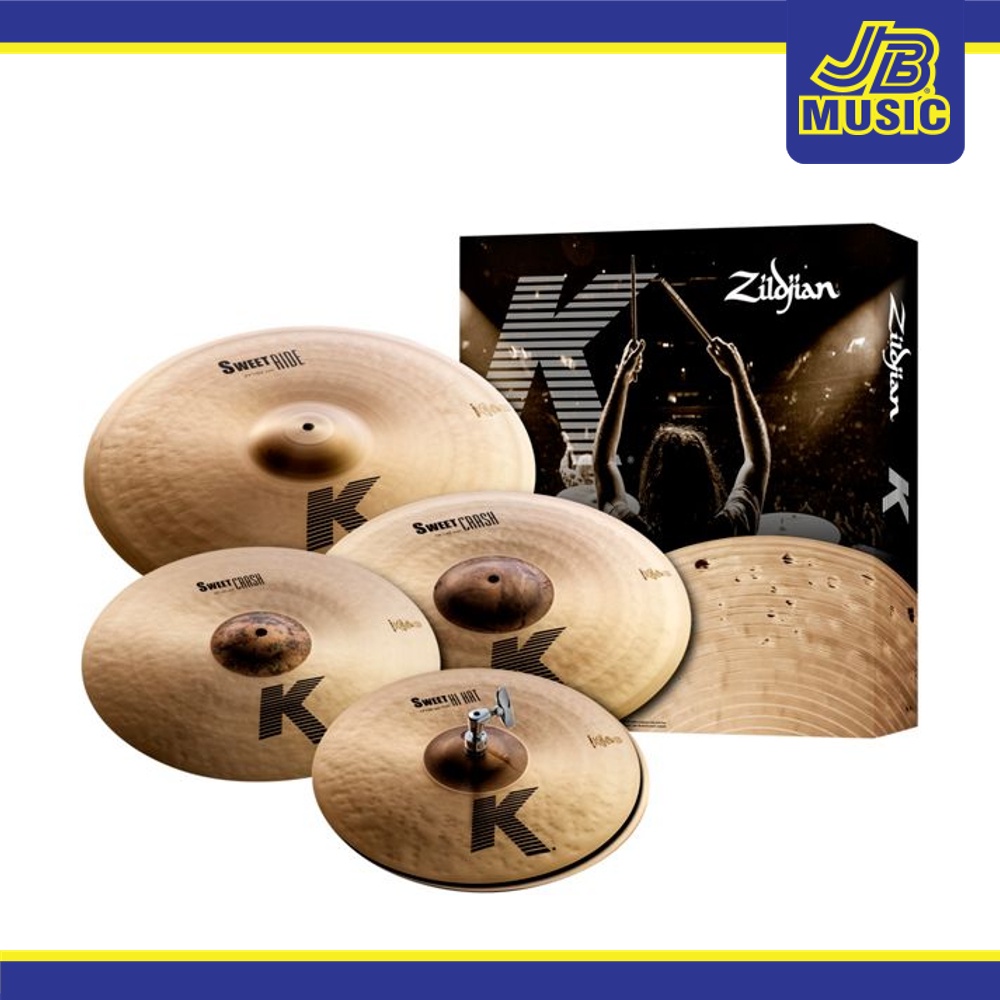 Zildjian K Sweet Pack (14H,16C,18C,21R)( KS4681)(Drum Equipment