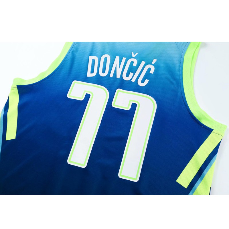 Luka Doncic Dallas Mavericks #77 White Gold Kids 4-7 Algeria
