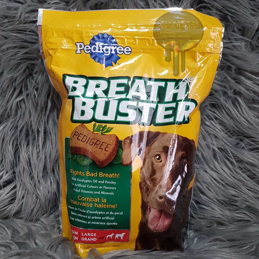 PEDIGREEBREATH BUSTER WITH EUCALYPTUS & PARSLEY FOR MEDIUM TO LARGE