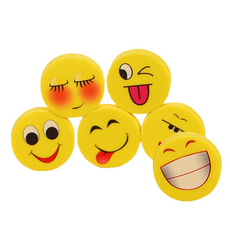 Super Cute Smiley icon Eraser (1 set / 2 Eraser) | Shopee Philippines