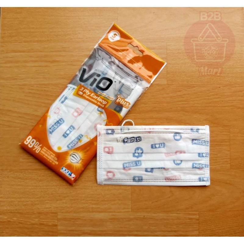Vio Mask Emoticon Motif Pack Contents 5pcs | Shopee Philippines