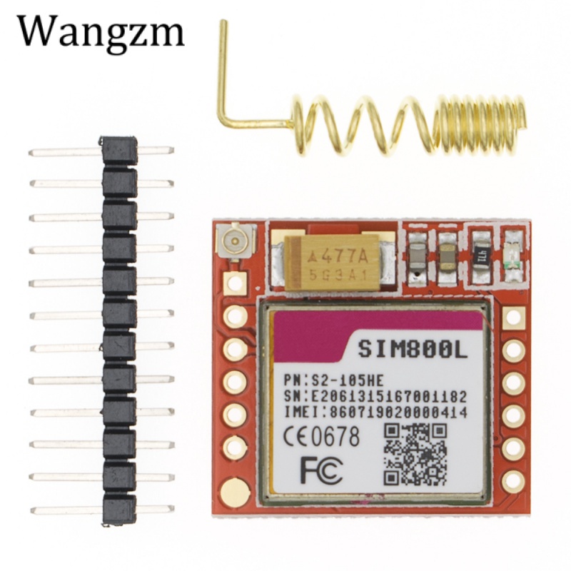 Mini Smallest SIM800L GPRS GSM Module MicroSIM Card Core Wireless Board ...
