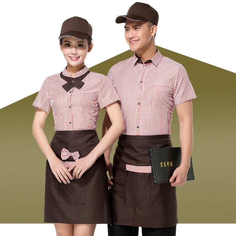 Hotel Restaurant Waiter Uniform Women Coffee Milk Tea Shop Waitress