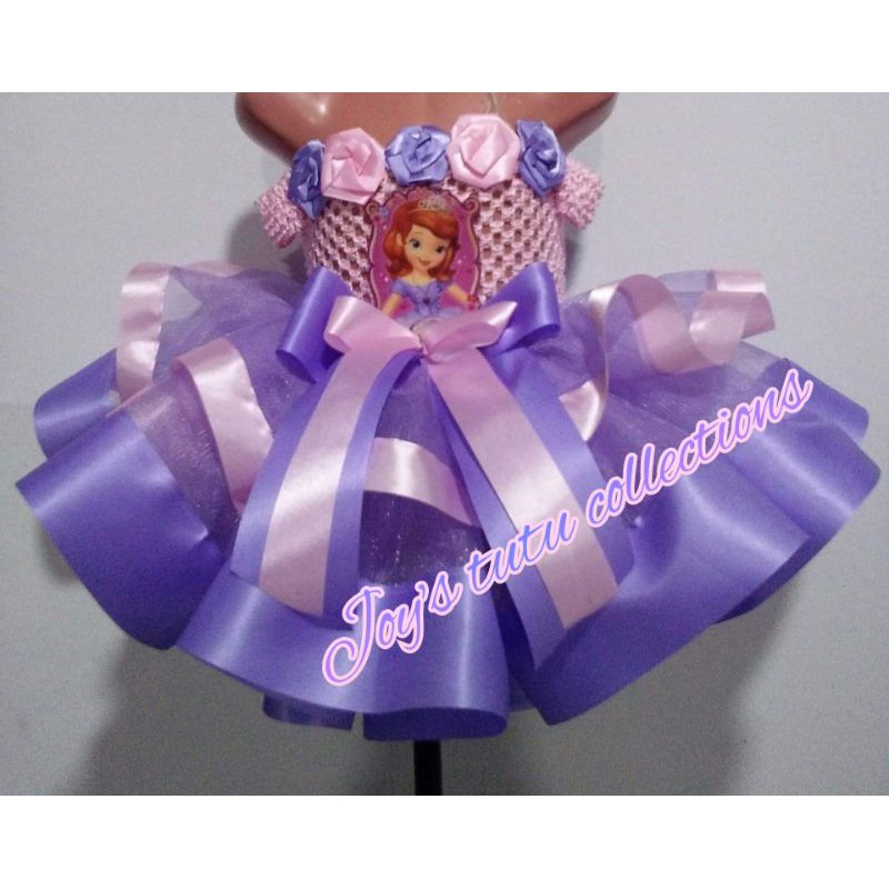 Sofia the first tutu dress #5 with headband | Shopee Philippines