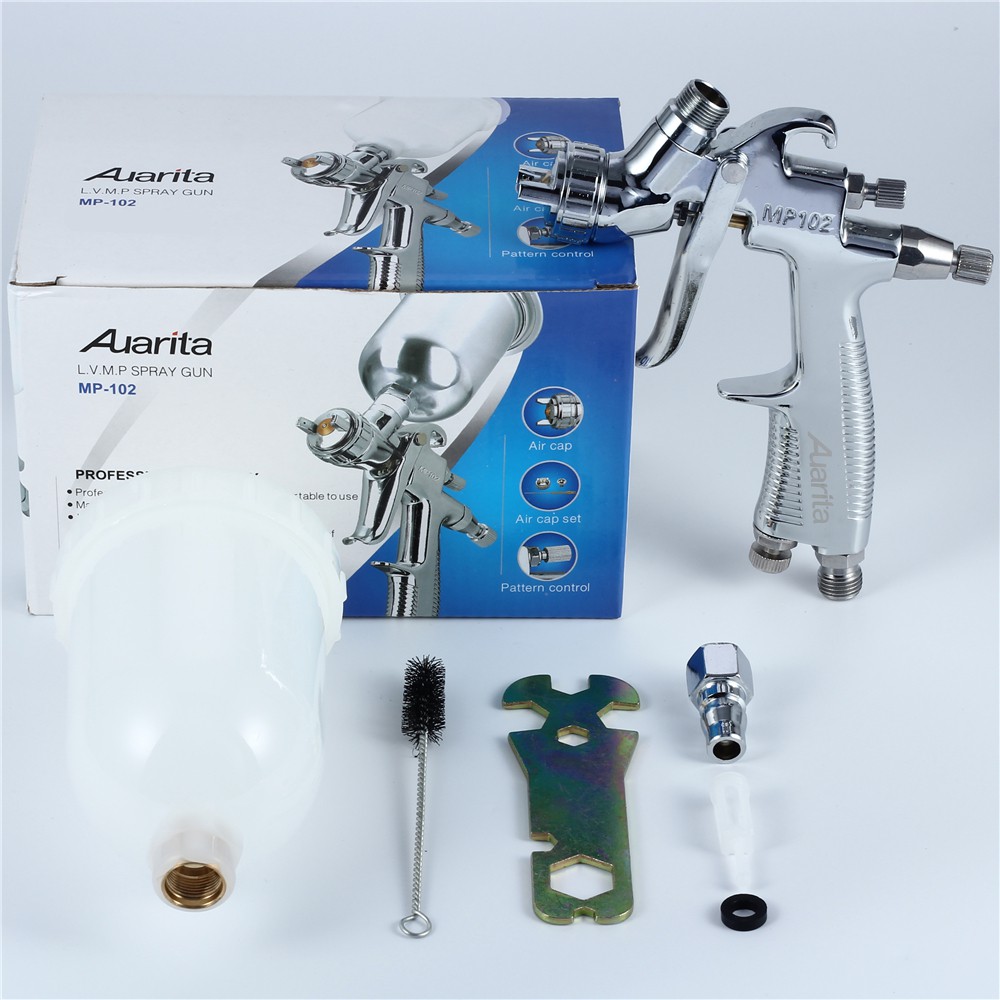 Auarita MP-102 1.0mm Nozzle Mini Professional LVLP Spray Gun 250ml