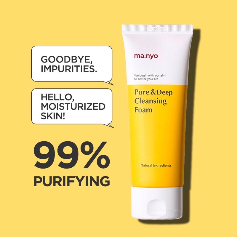 Manyo Factory Pure & Deep Cleansing foam (200ml) Shopee Philippines
