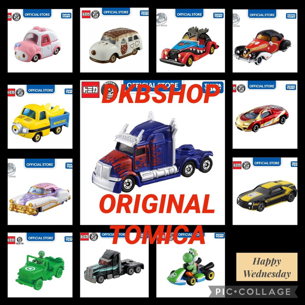Dream Tomica Yoshi Tomica Transformers Tomica Mickey Tomica Donald ...