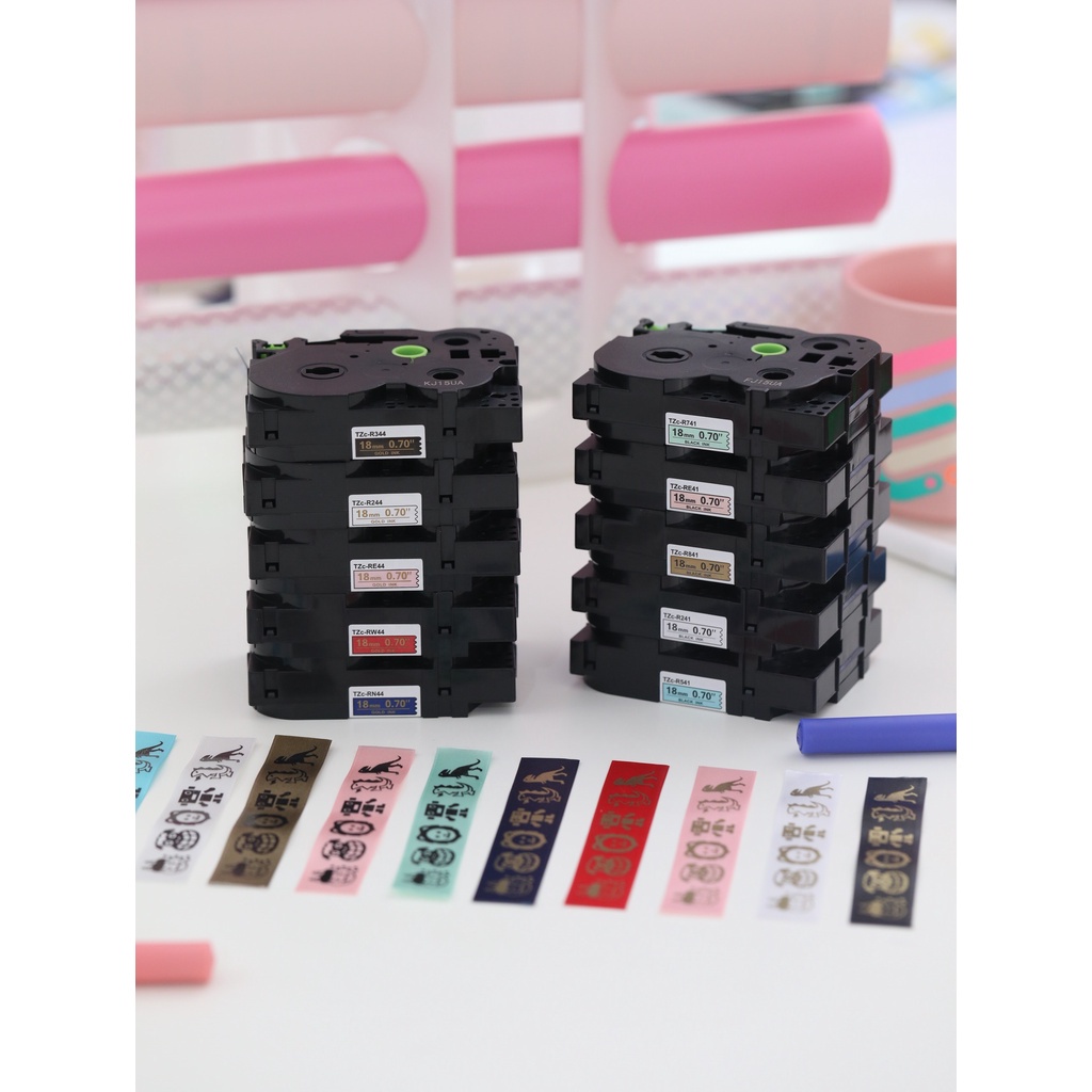 Brother P-Touch Printer Compatible Satin Ribbon Refill TZe, DIY Craft ...