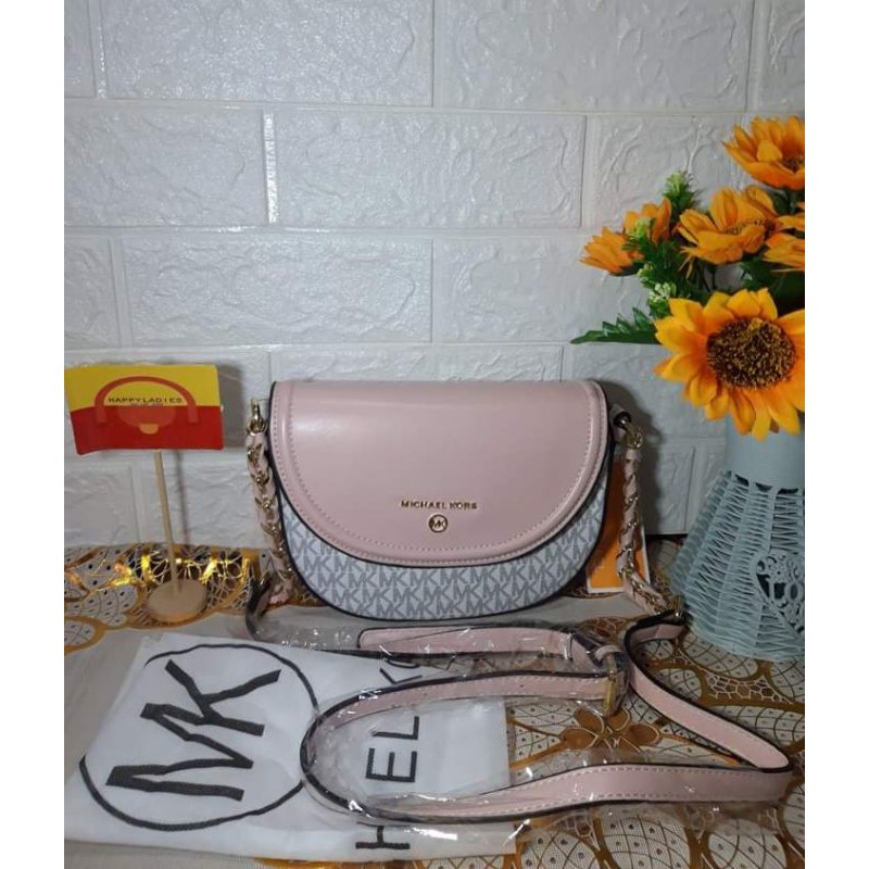 MK Sling bag pink white combi Restock Shopee Philippines