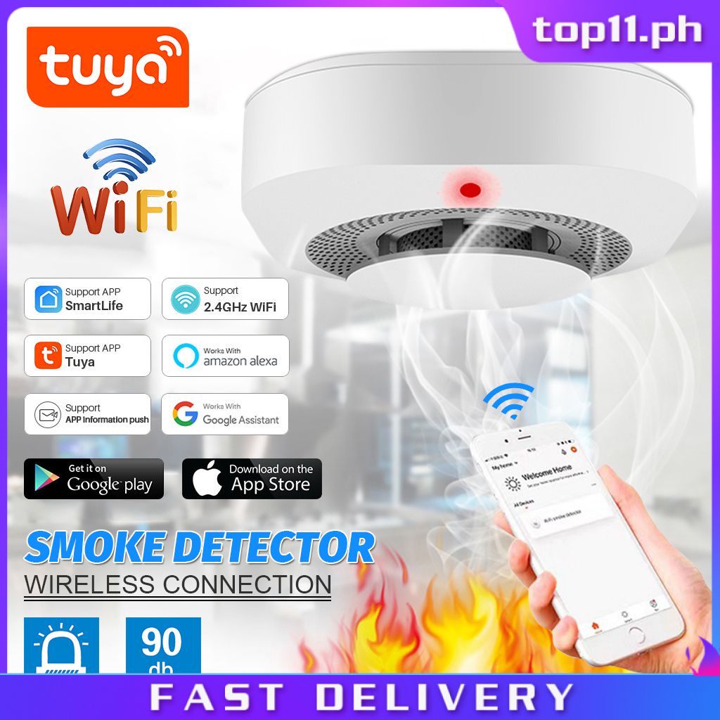 TOWODE Smart Home Starter Kit: 90dB Water Sensor 2-Pack&2 Remote
