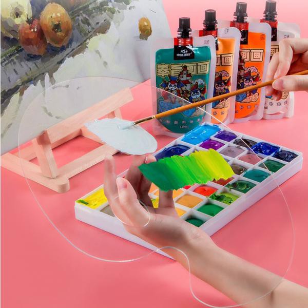 Clear Paint Pallet Painting Tray Palette Color Mixing For Acrylic ...