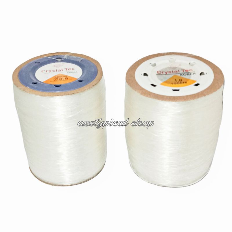  Elastic String for Bracelet Making 0.8mm Clear Nylon