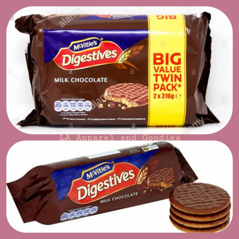 Mcvities Milk Chocolate Digestives 600g Shopee Philippines
