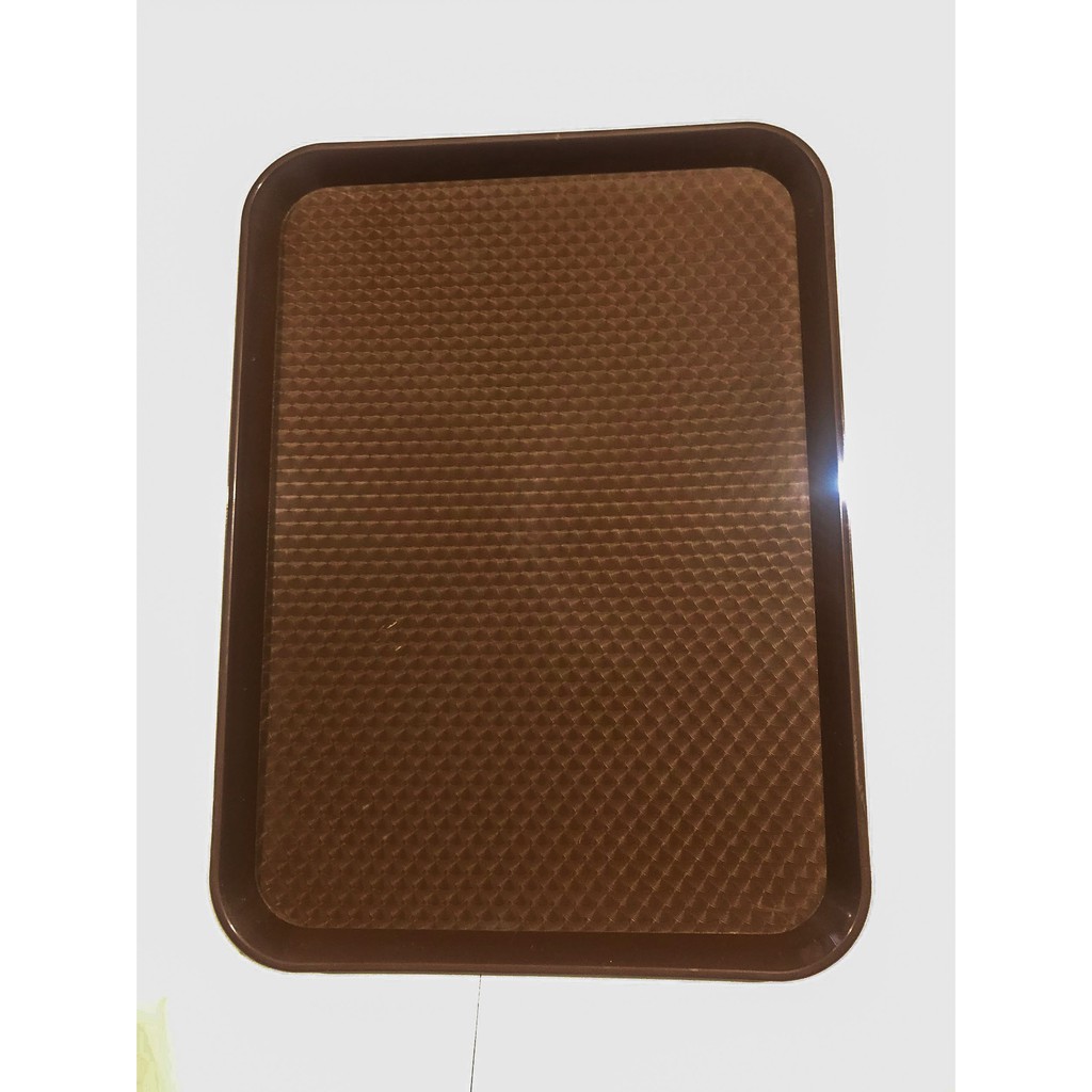 Restaurant Serving Tray (Brown Alatone Plastics) Shopee Philippines