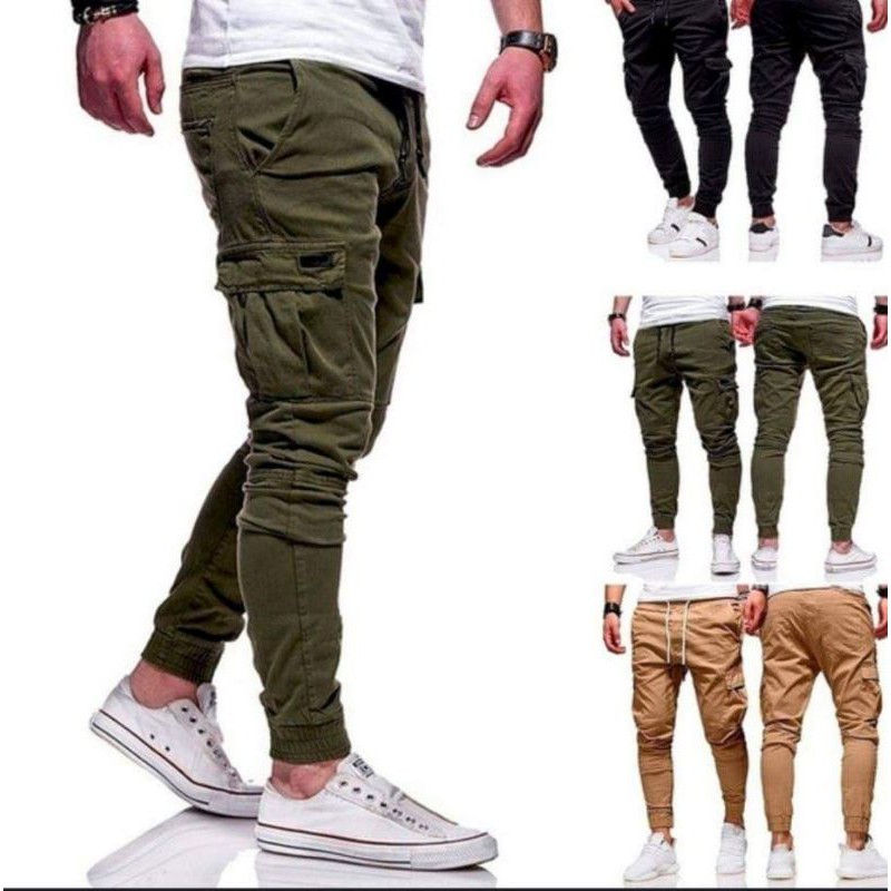 New Fashion Mens Cargo Pants Sport Outdoor Hip Hop Trousers Sweatpants ...