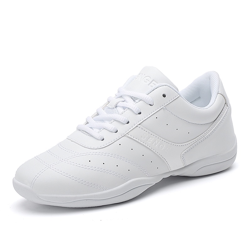 Women Girls' White Cheerleading Shoes Breathable Non-Slip