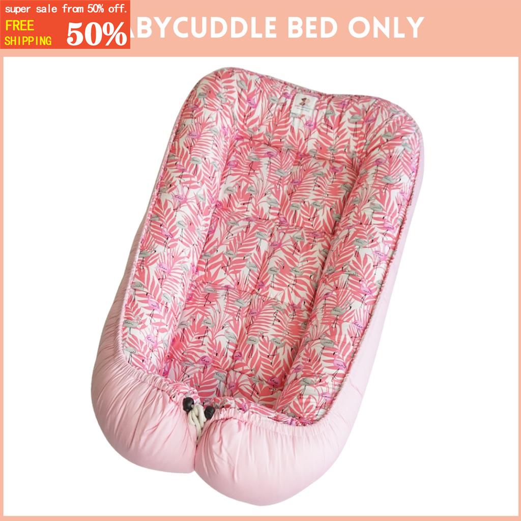 Flamingo in Pink Babycuddleph Bed/Baby nest/ Travel Bed Shopee