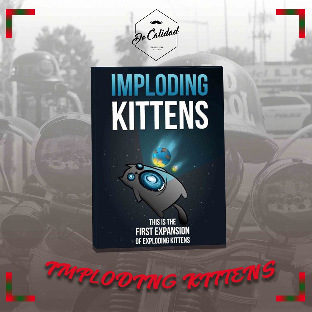 Imploding Kittens Card Game The First Expansion Pack | Shopee Philippines