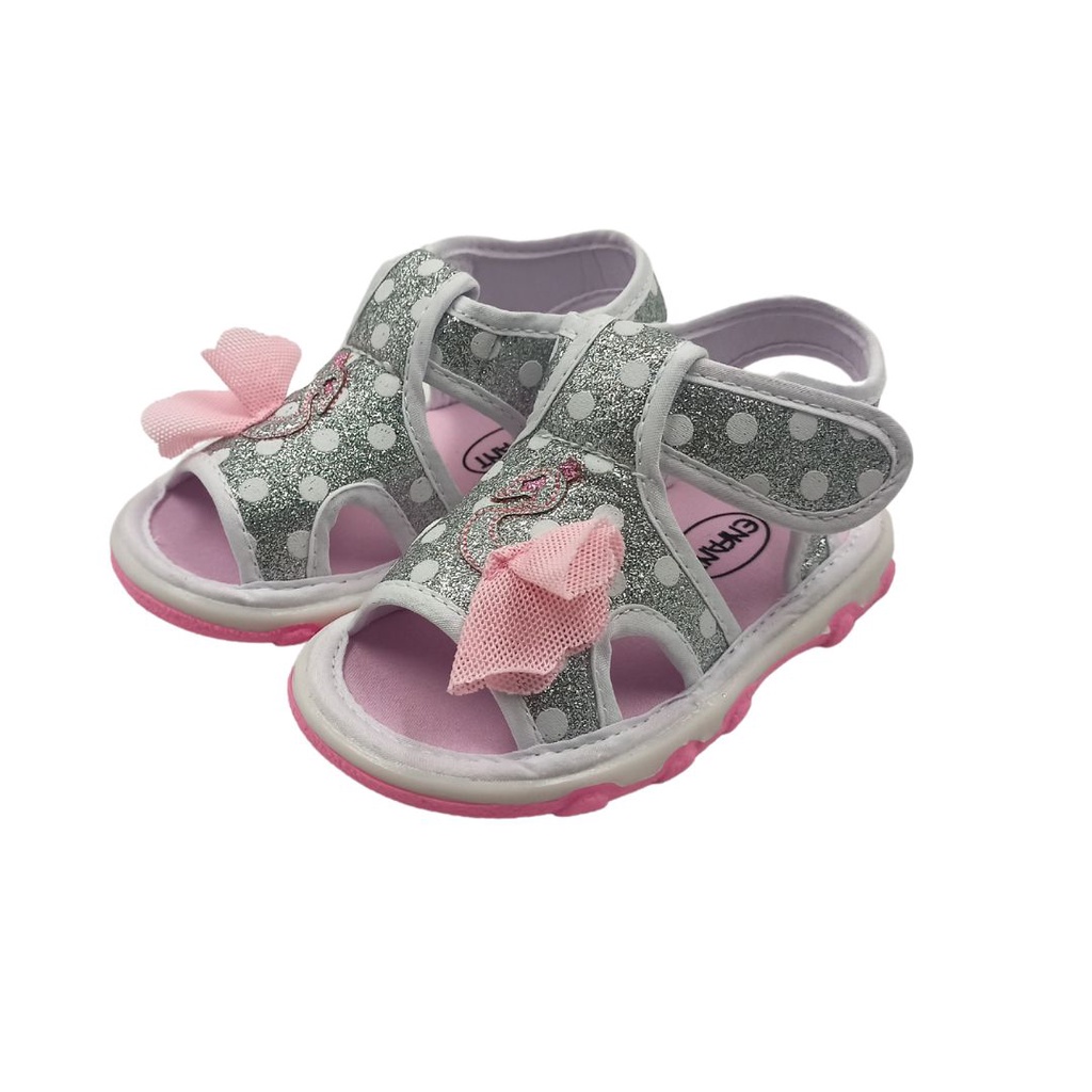 Enfant Baby Toddler Girl Walking Sandals ( Pink and White) | Shopee ...