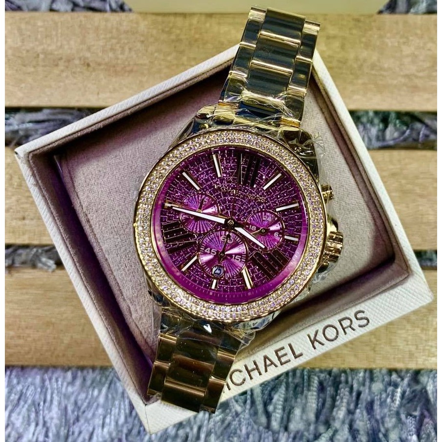 Mk cheap smartwatch purple