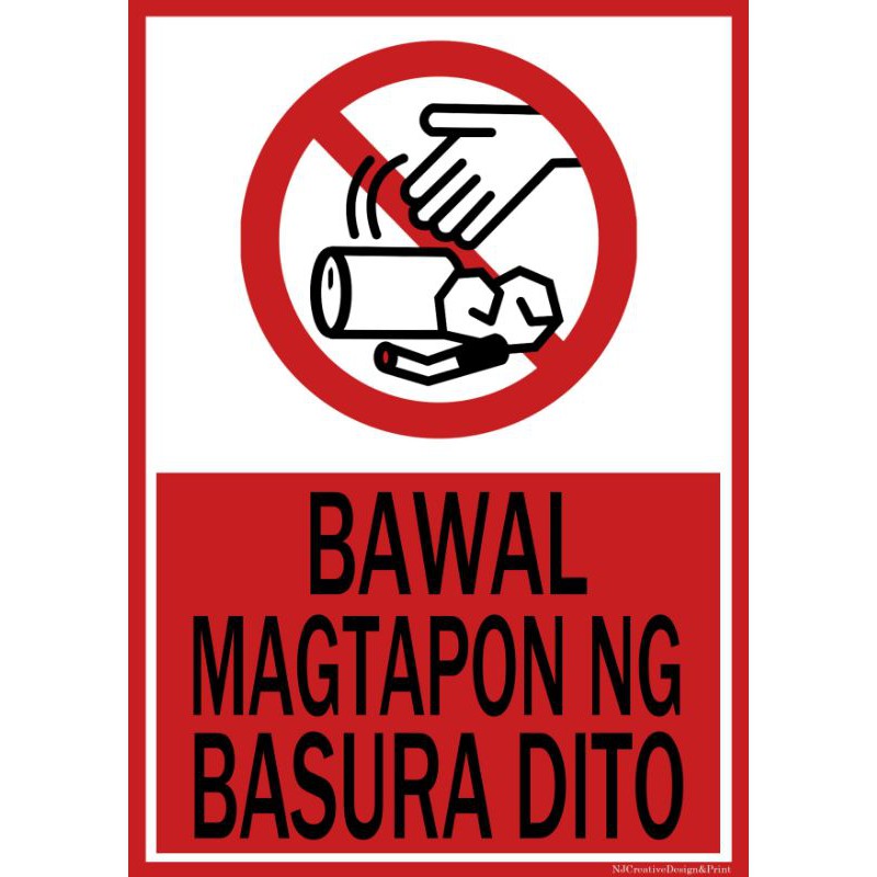 Sign Ng Bawal Magtapon Ng Basura Brainly Ph Hot Sex Picture 4523