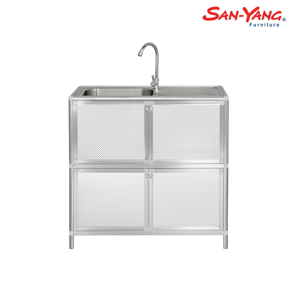 San-Yang Aluminum Rack with Sink 310012 | Shopee Philippines