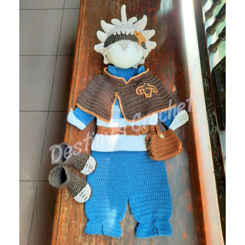 black clover asta crochet costume set Shopee Philippines