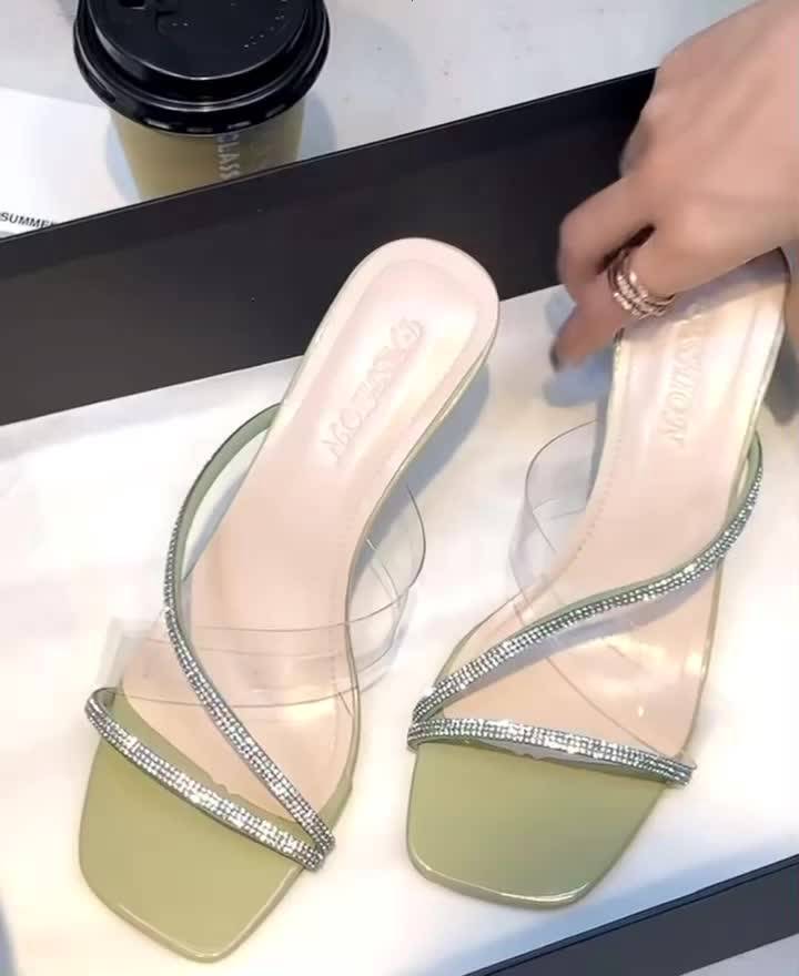 2 inch women stiletto high heel sandal #1866 | Shopee Philippines