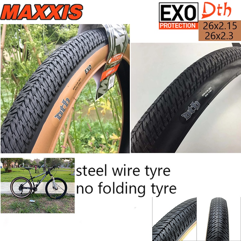 Maxxis DTH Retro Yellow Edge Bicycle Tire 26 Bmx