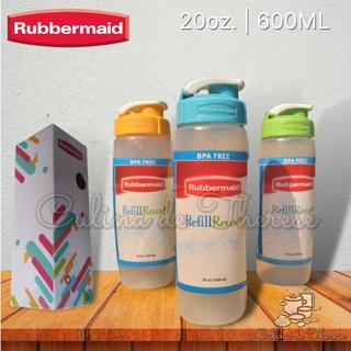 Rubbermaid Refill Reuse Water Bottle, 20 Oz