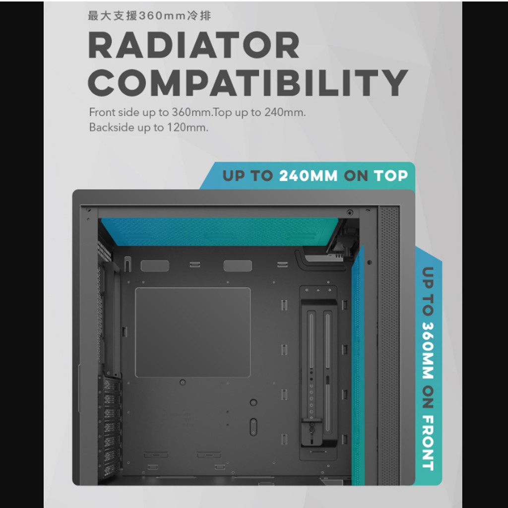 DarkFlash Dk210 Graffiti Version Argb Sync Able Front Panel 5v3pin