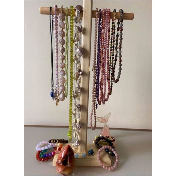 T bar sales necklace holder