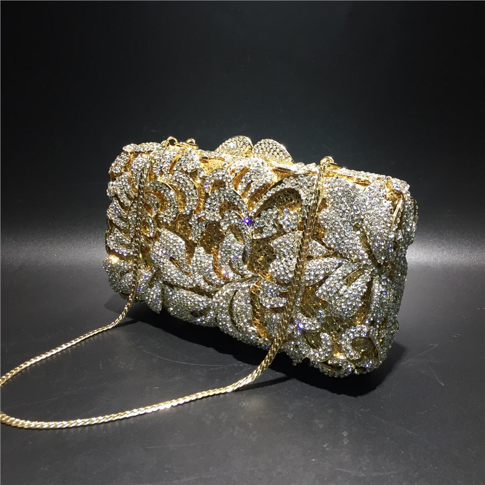 Gold party outlet purse