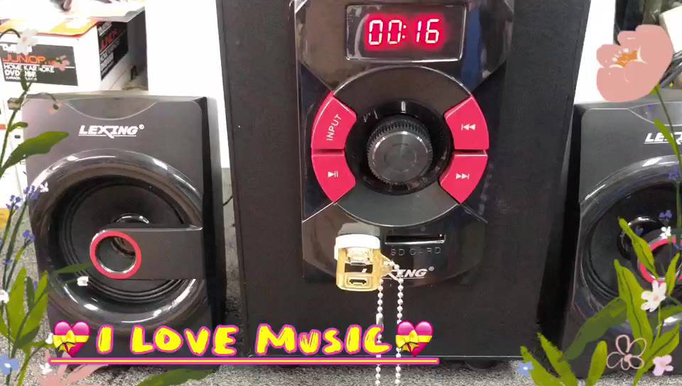 Lexing LX-518 Multimedia Bluetooth Speaker System FM/SD/USB input ...