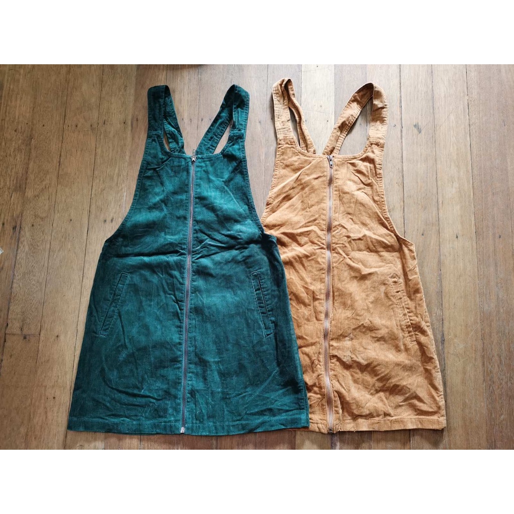 Corduroy overall skirt shop forever 21