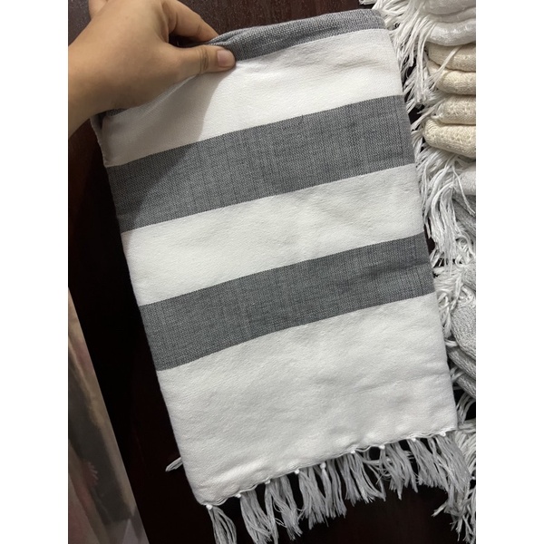 INABEL PLAIN WEAVE BIG STRIPES TOWEL | Shopee Philippines