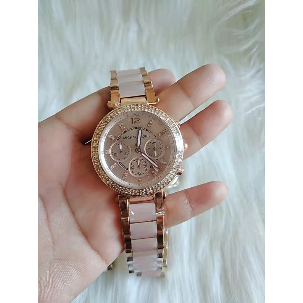 Michael kors porcelain watch hotsell