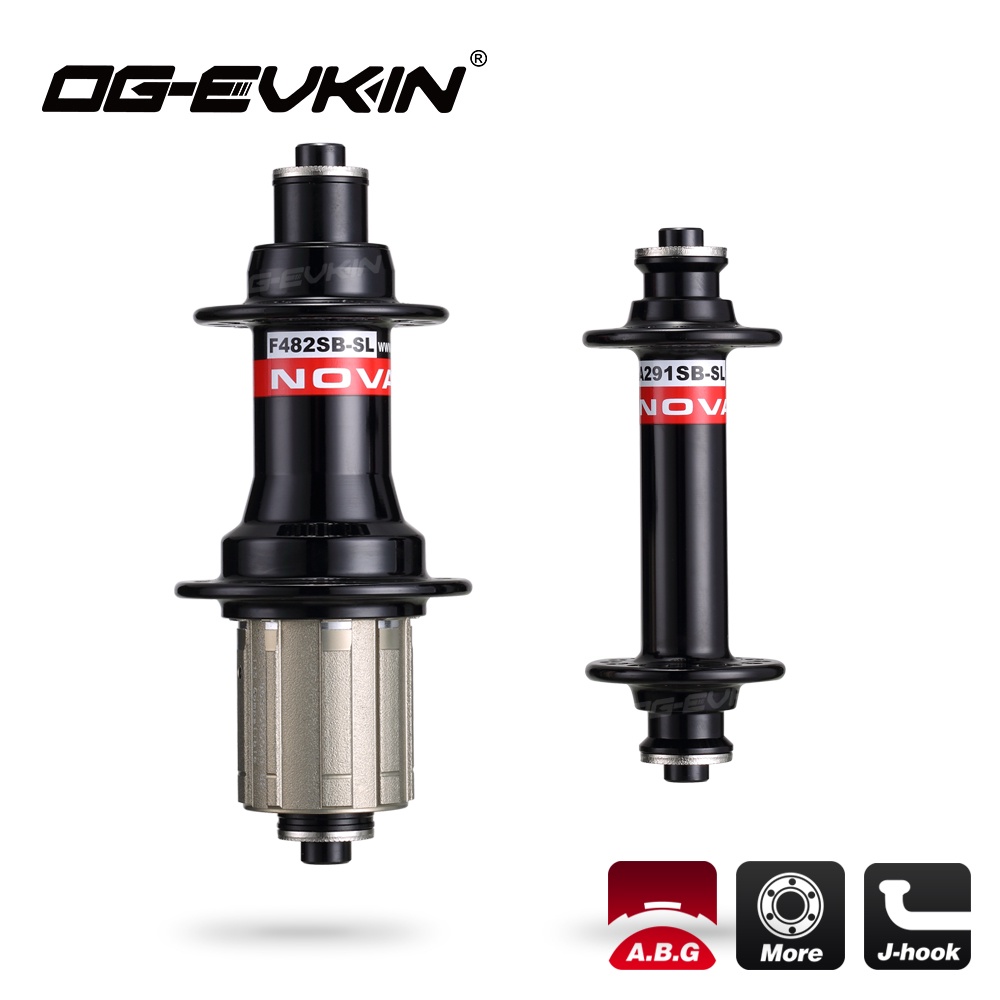 OGEVKIN x Novatec A291SBSL/F482SBSL Hubs Super Light Road Bike Hubs