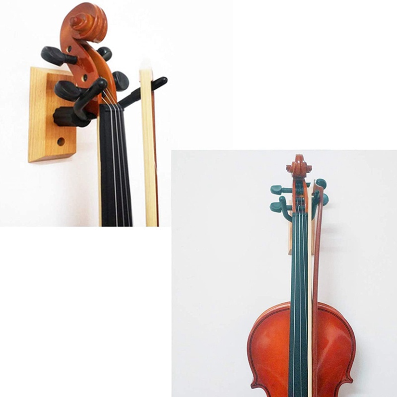 2 Pcs Violin Wall Mount,Violin Rack Wall Hanger,Violin Viola Ukulele