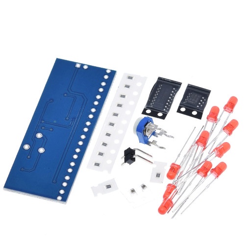 Diy Kit NE555 CD4017 LED Walking Light Module Water Flow Light | Shopee ...