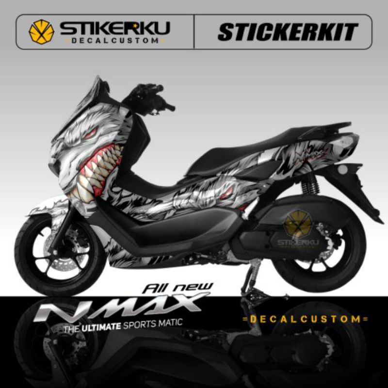 NEW YAMAHA NMAX DECAL FULL BODY/ DECAL STOCK/ ABS/ 155/ 2020 - 2021 ...