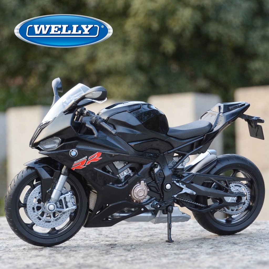 Moto Miniature BMW S1000RR Turbo Challenge - Échelle 1/12, Métal, 16,5 Cm - Jouet Roues Libres Pour Enfants Dès 3 Ans