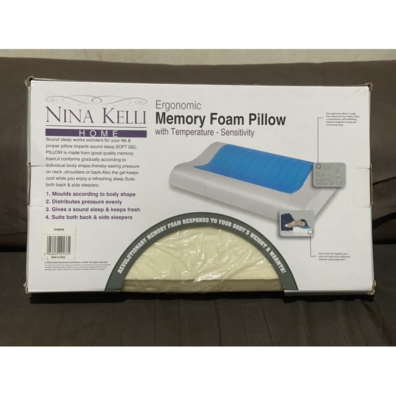 Nina kelli hot sale memory foam pillow