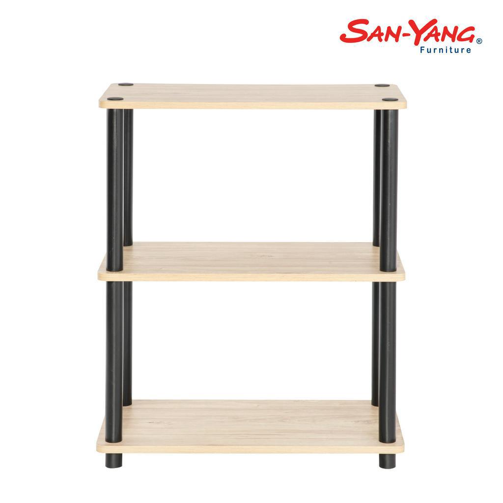 Multipurpose Rack Three Layer Ivory Oak 200043 | Shopee Philippines