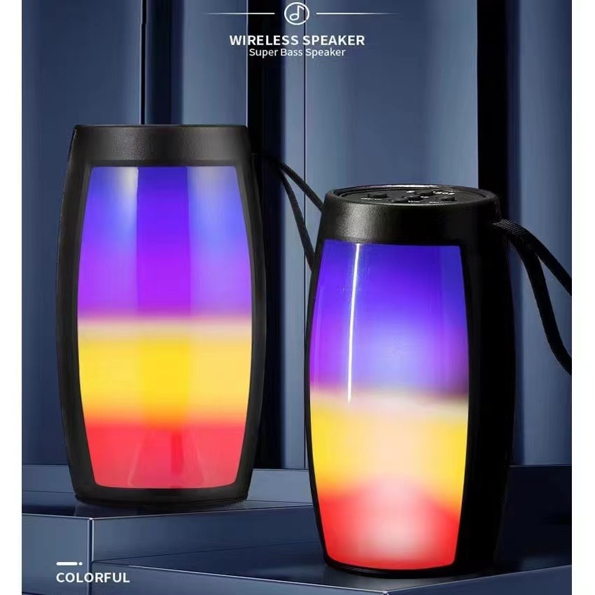 SNLONE ZQS-1202 Portable Wireless Super Bass Speaker with Led Light ...