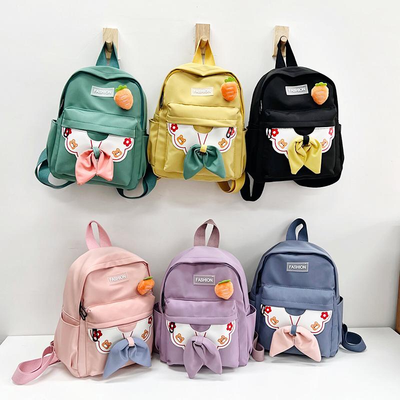 New casual and comfortable kindergarten schoolbag cartoon cute children double backpack butterfly girl backpacks Shopee Philippines