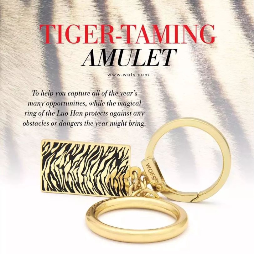 LUCKY CHARM LILLIAN TOO COLLECTIONS TIGER TAMING AMULET | Shopee ...
