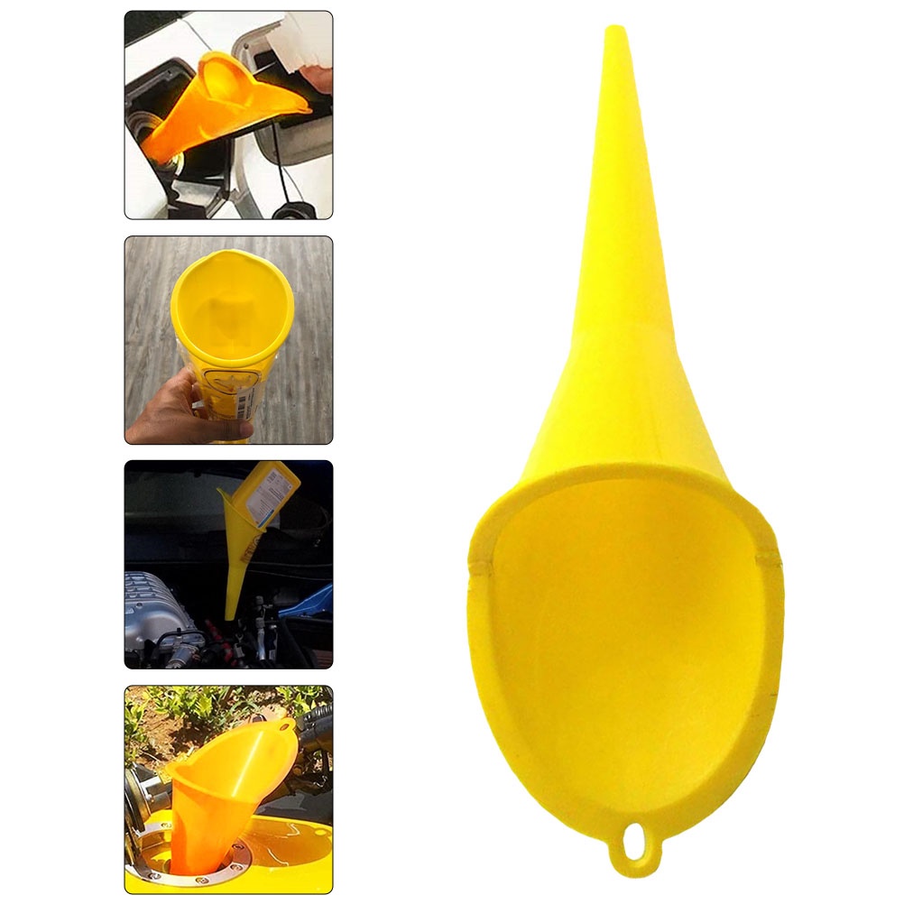 Free Shipping COD Long Neck Oil Funnel Automotive Funnels Filter Funnel