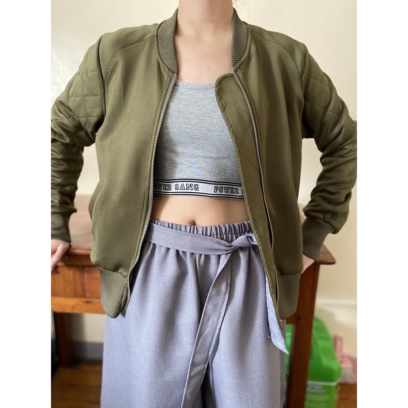 Bershka bomber clearance jacket