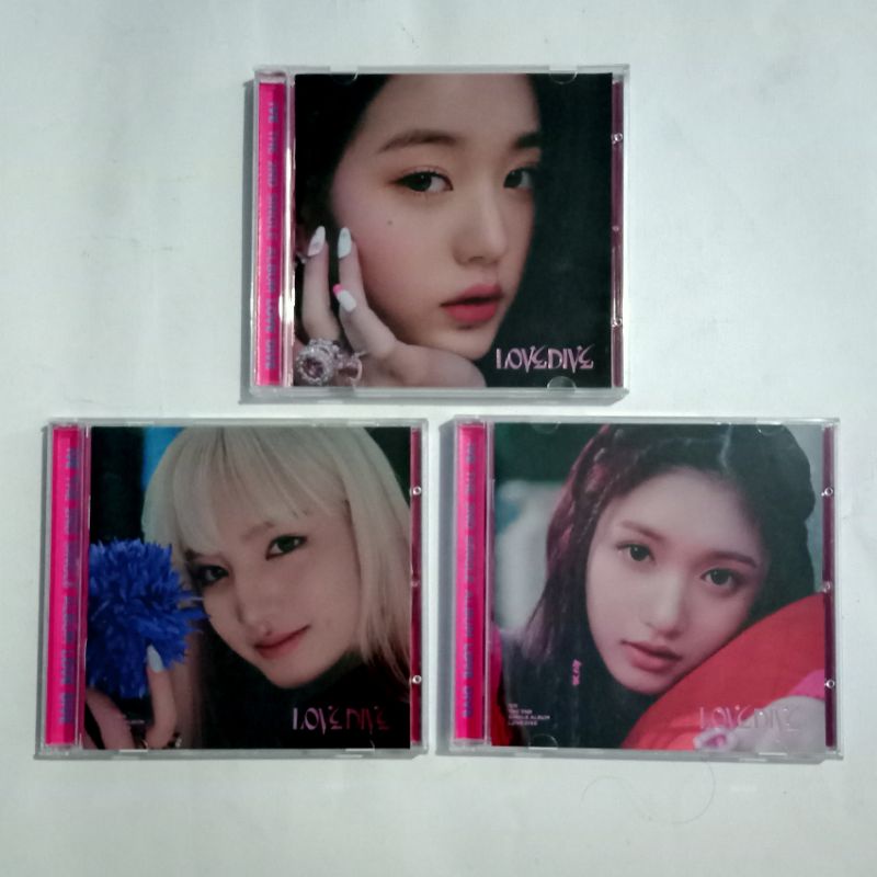 Album Only Ive Love Dive Jewel Case Yujin Rei Leseo Liz Wonyoung Gaeul Shopee Philippines